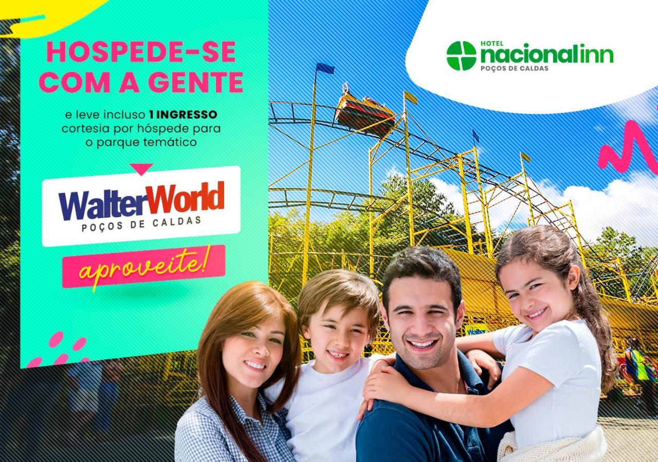 Hotel Nacional Inn Pocos De Caldas - Lazer Completo E Gastronomia No Centro Экстерьер фото